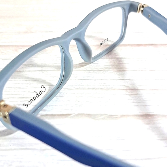 NEW Rx'able Eyeglass Frame, Matte Blue, youth/small adult glasses 47-17-135 - Picture 2 of 4